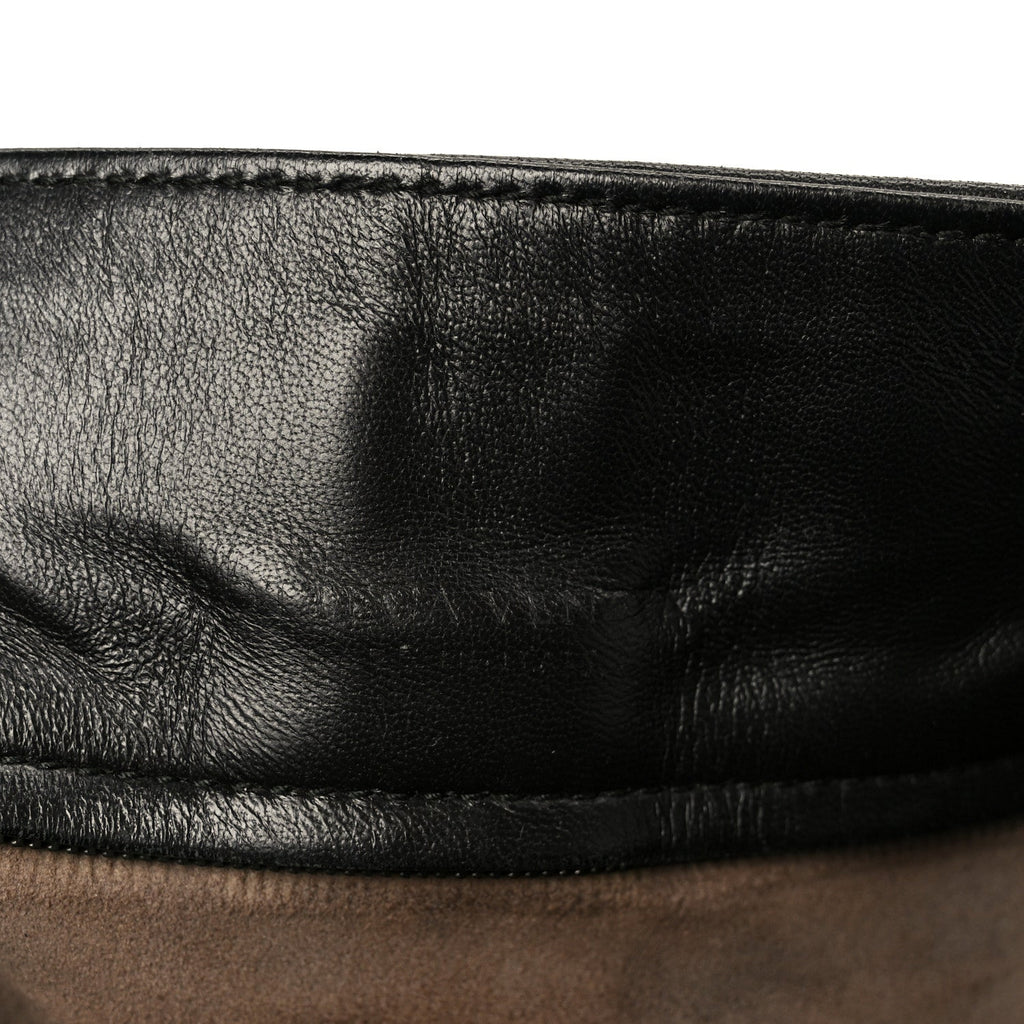 Nappa Intrecciato Large Roma Tote Black