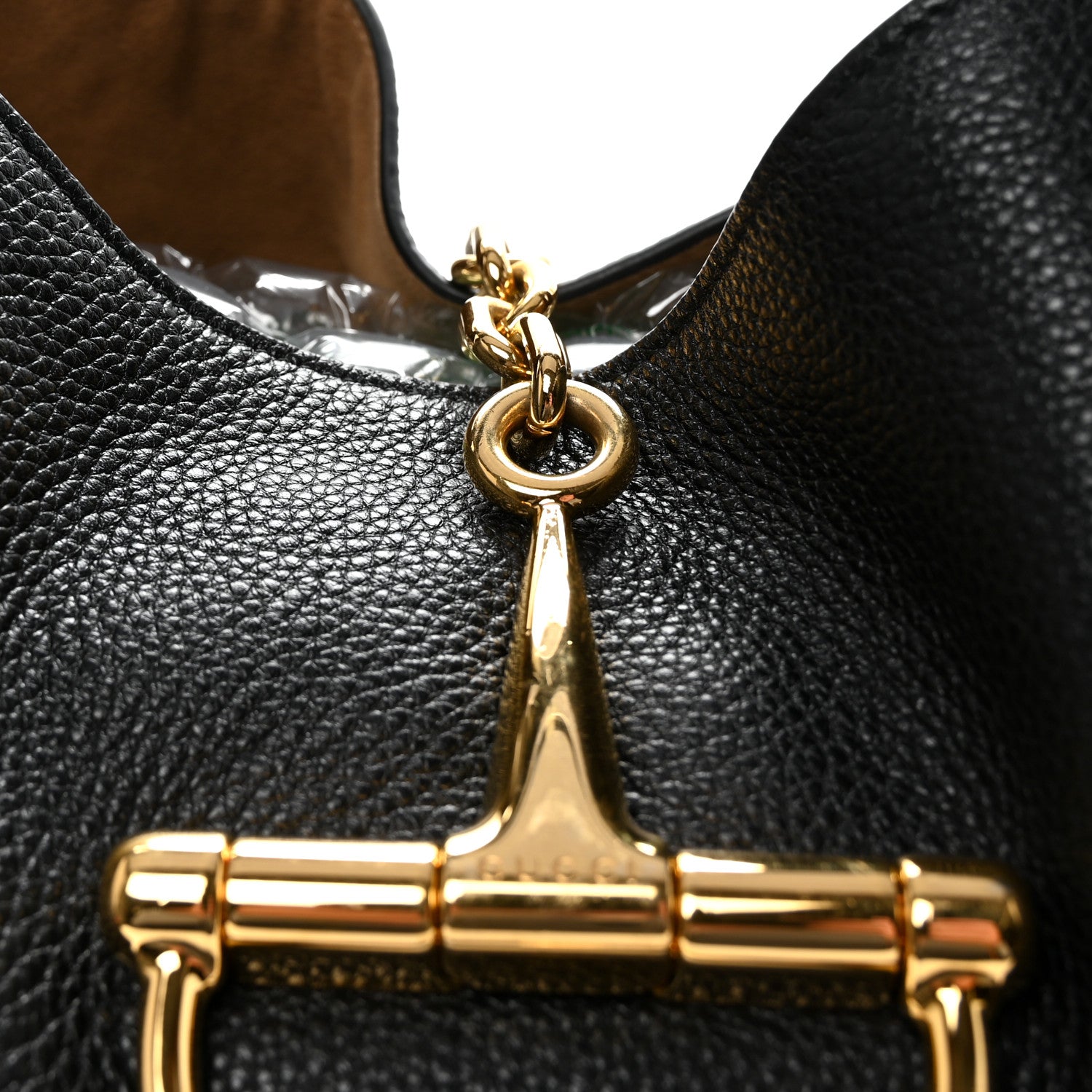Grained Calfskin Softbit Maxi Shoulder Bag Black
