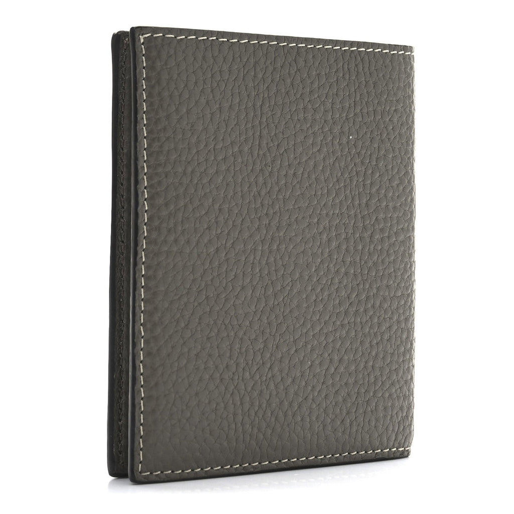 Classic Grain Tri-fold Wallet Grey