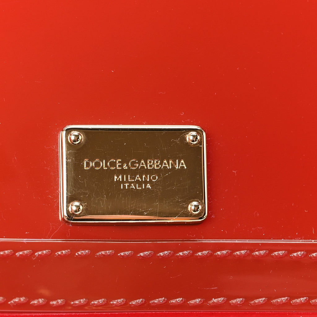 PVC Miss Sicily Satchel Red