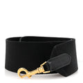 Jacquard Wool Logo Short Strap Black Beige