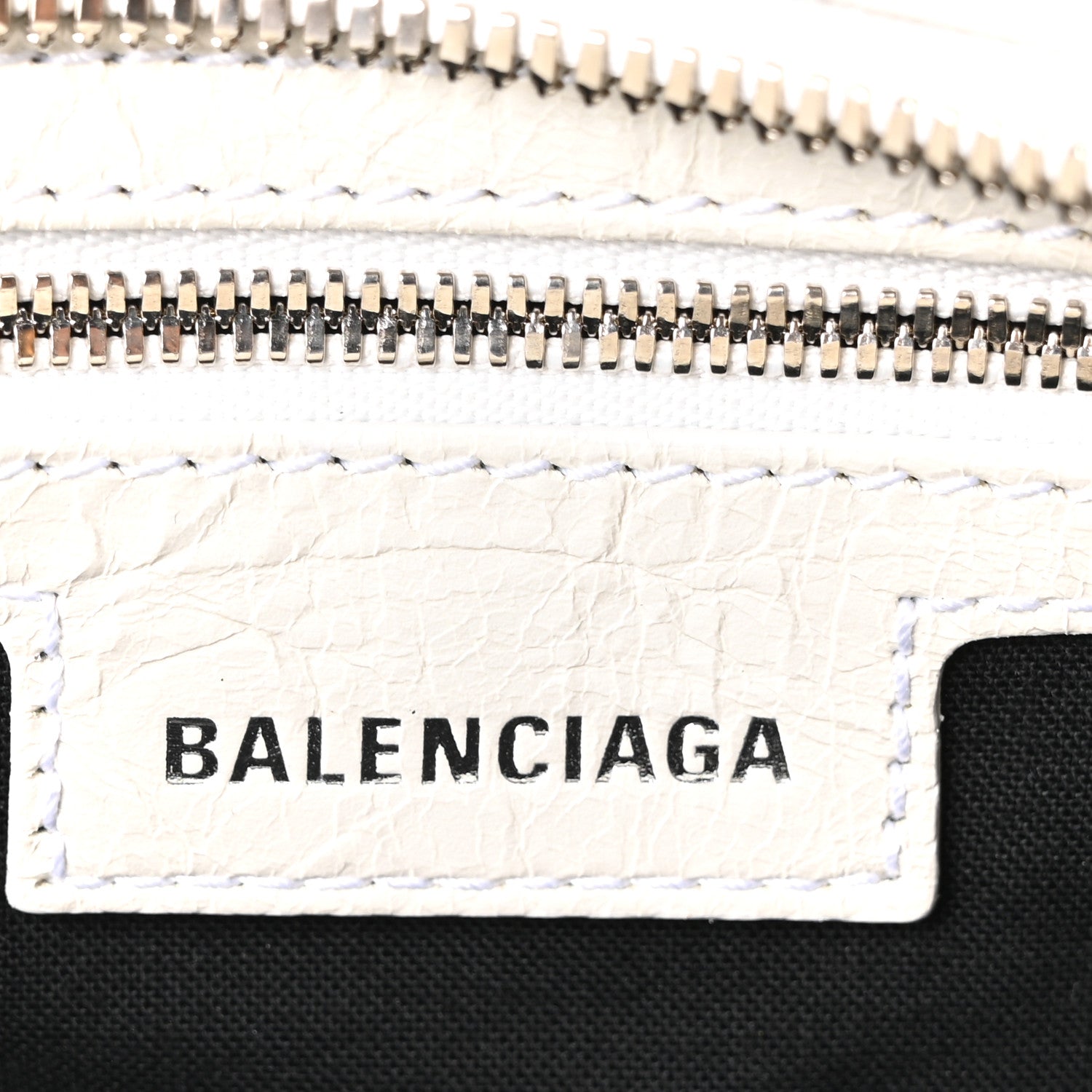 Agneau Arena Small Neo Cagole City Handbag Optic White