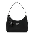 Tessuto Nylon Saffiano Mini Re-Edition 2005 Bag Black