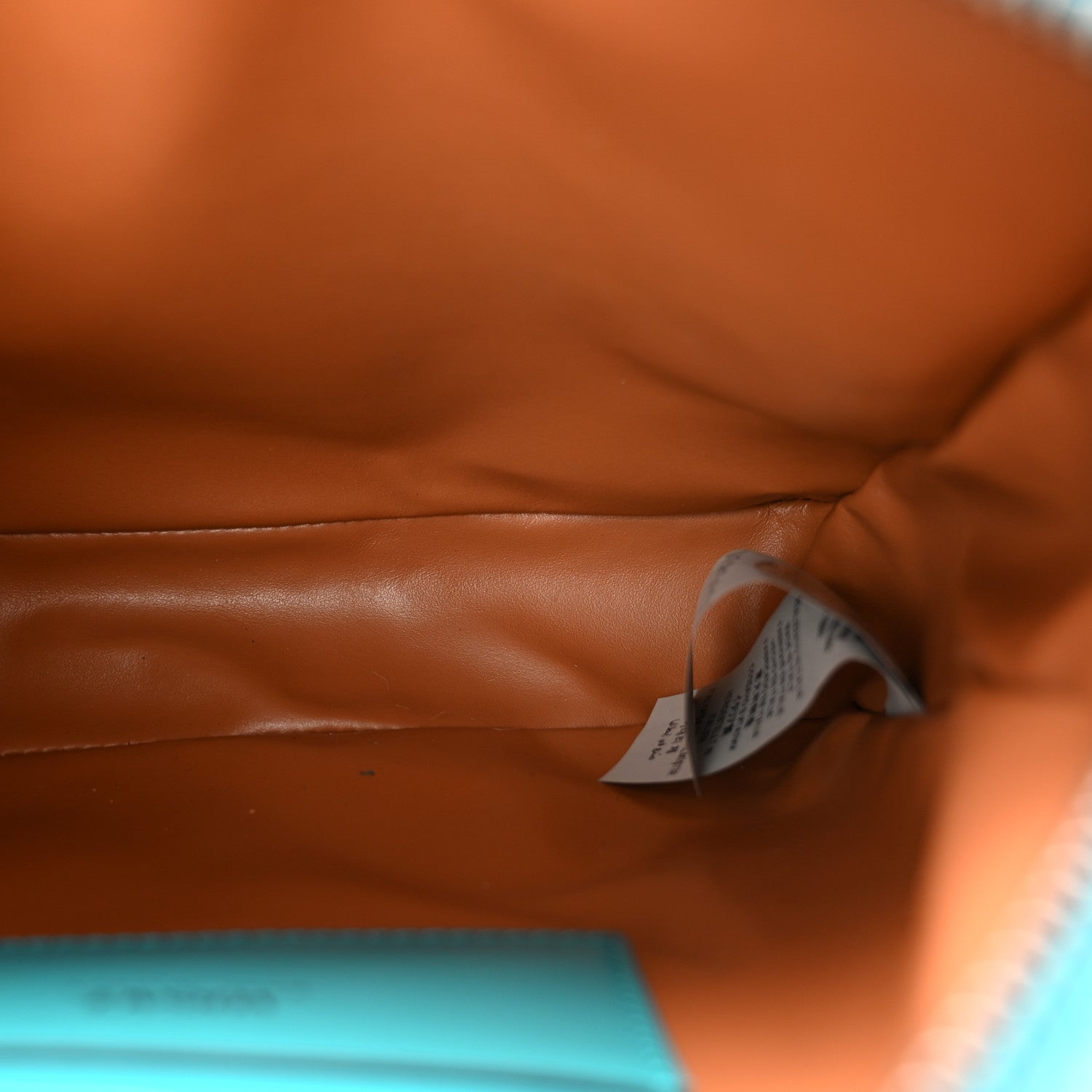 Shiny Calfskin V Greca Messenger Bag Teal