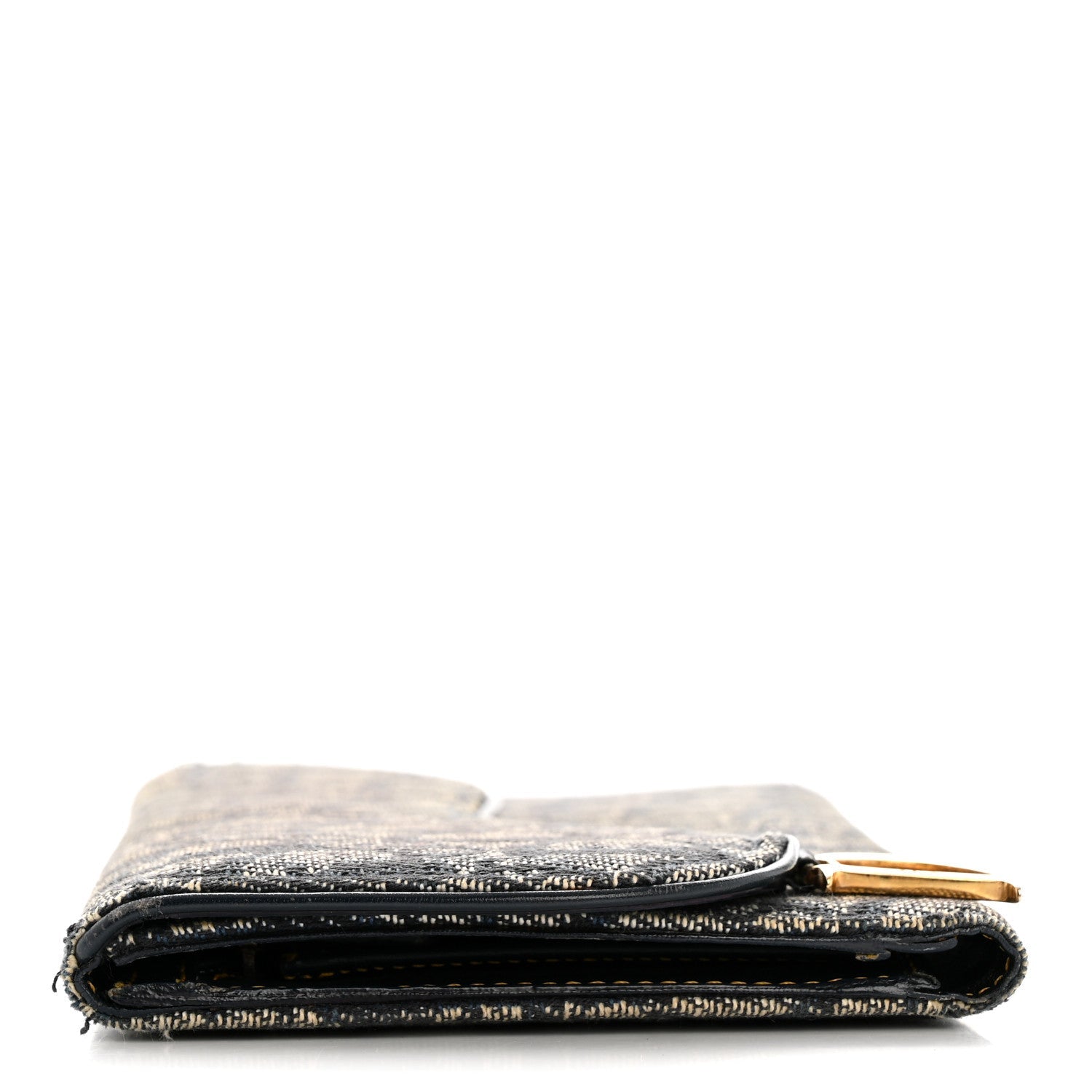 Monogram Saddle Wallet Navy