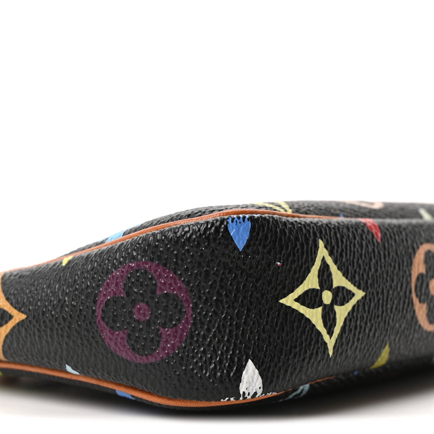 Monogram Multicolor Pochette Accessories Black