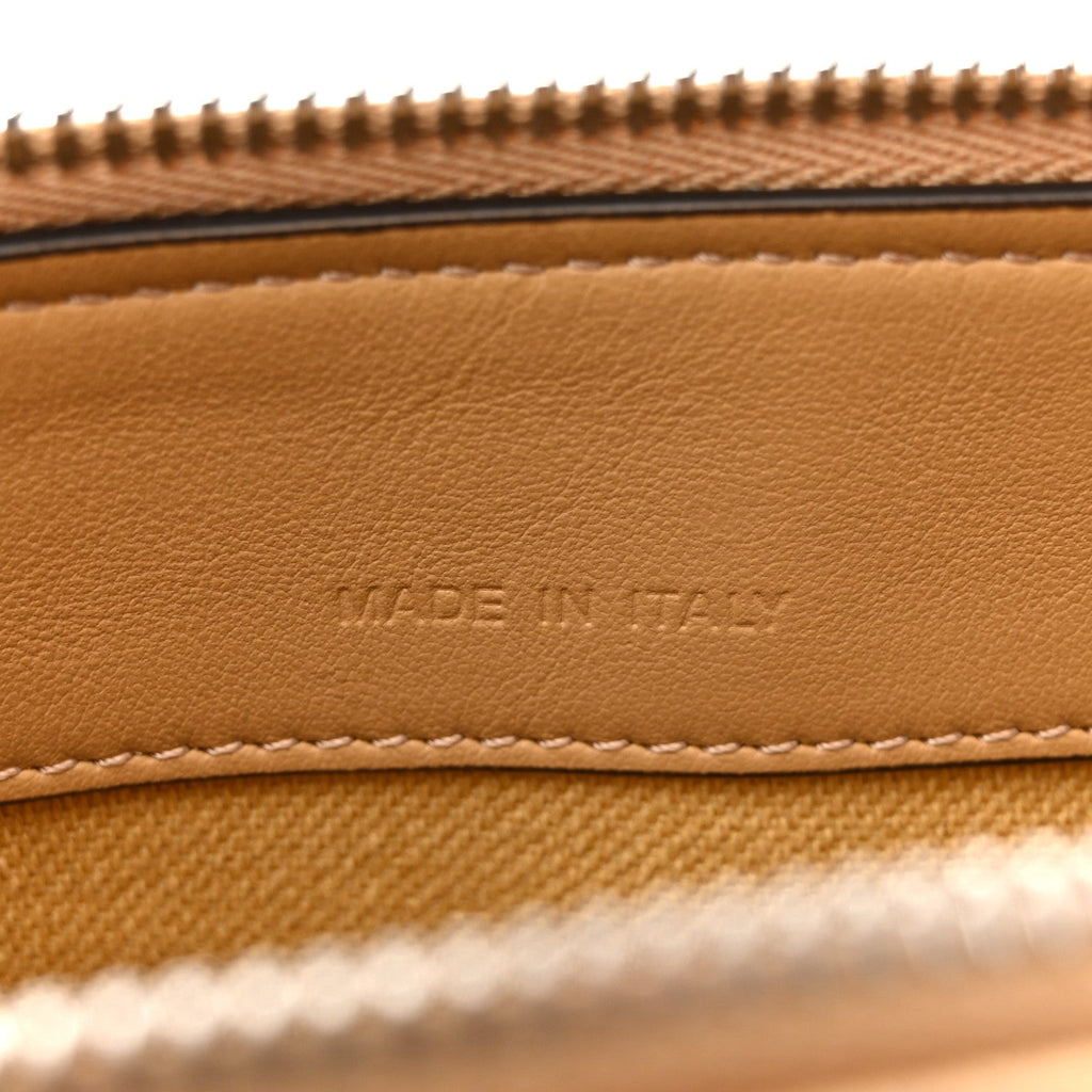 Raffia Jacquard FF 1974 Mini Soft By The Way Boston Bag Beige