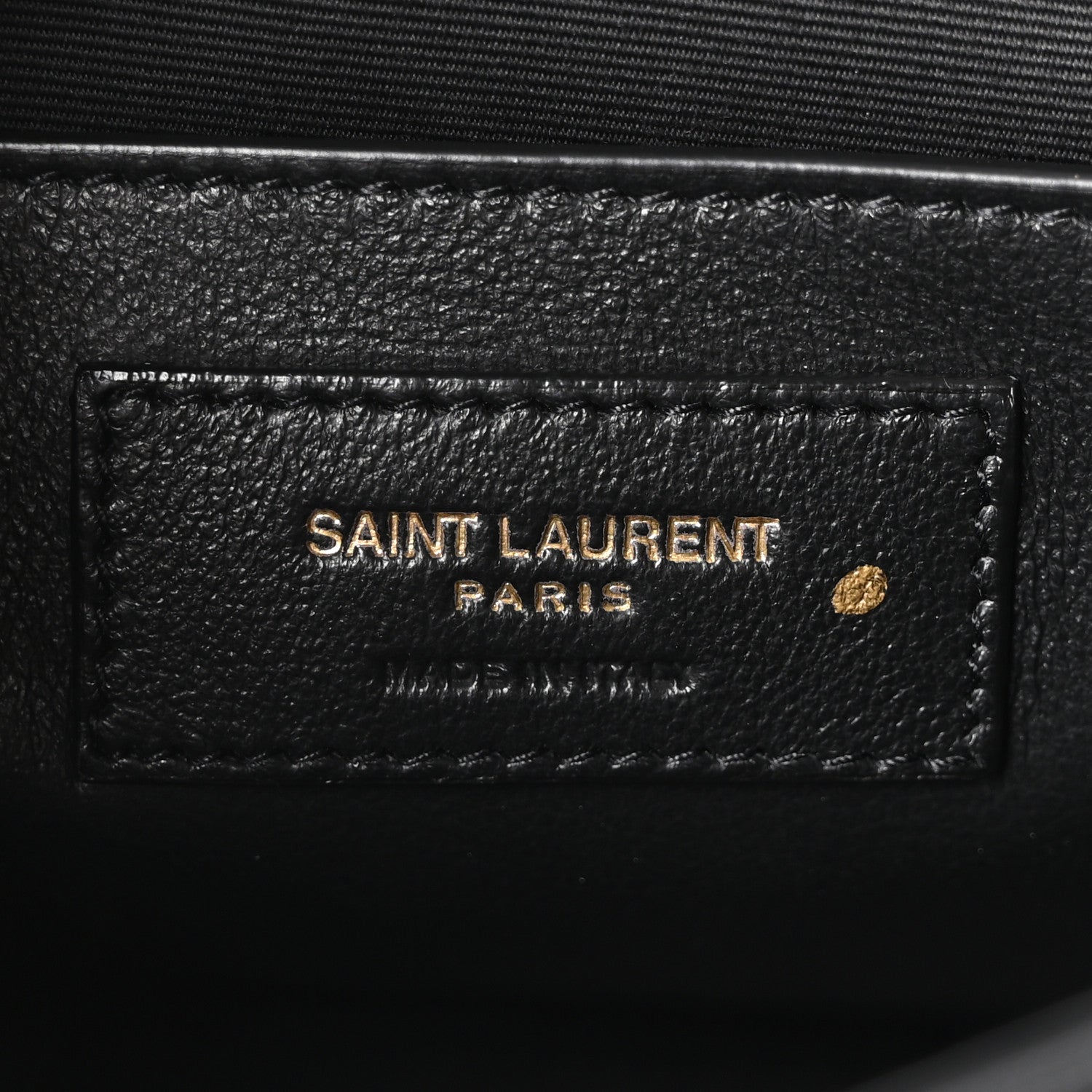 Lambskin Matelasse Monogram Baby Niki Chain Satchel Black