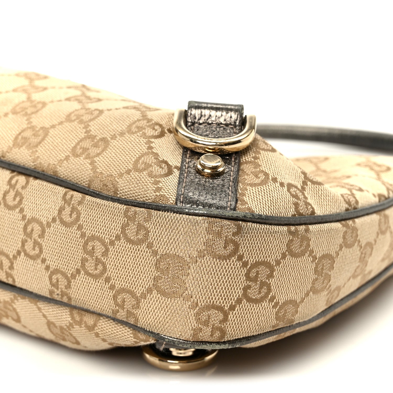 Monogram Medium Abbey D Ring Hobo Brown