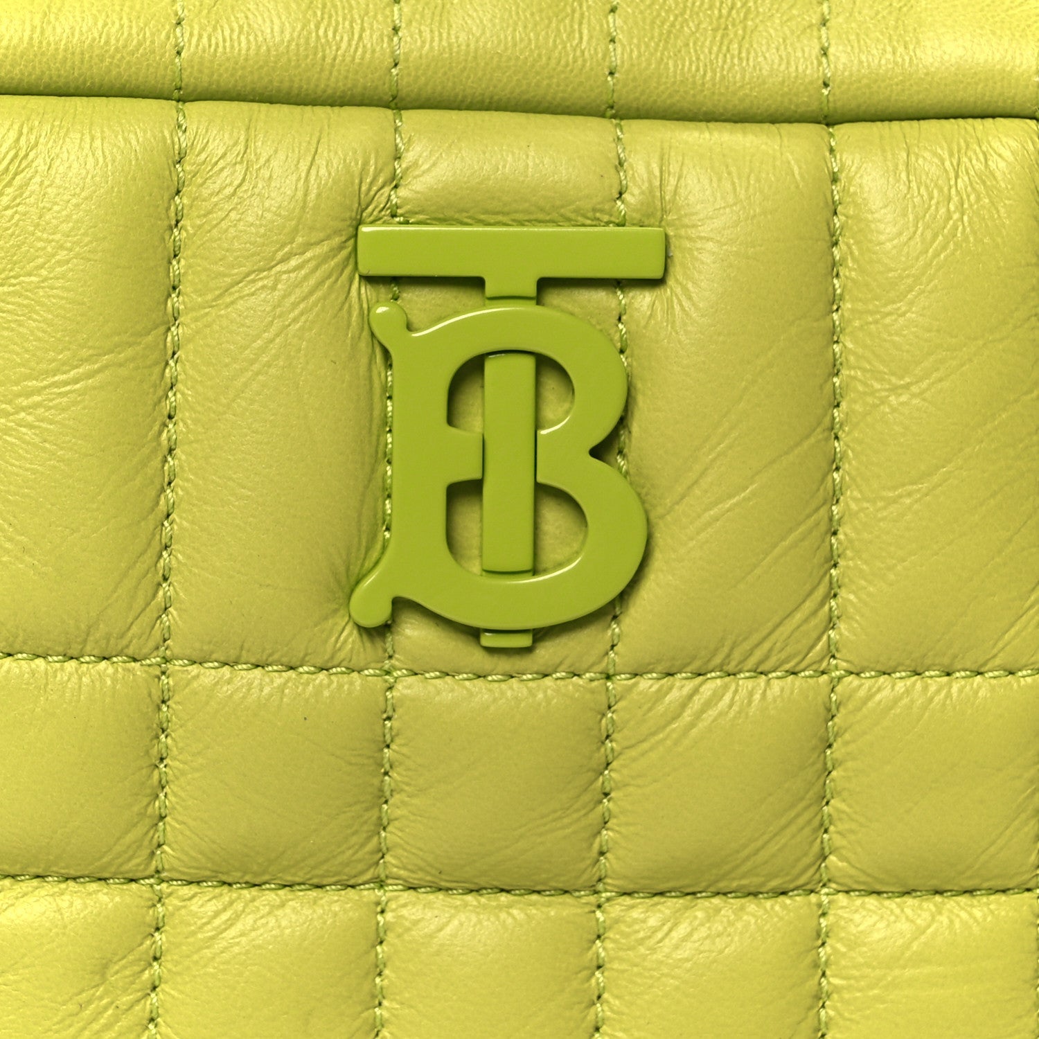 Lambskin Quilted Mini Lola Camera Bag Vivid Vivid Lime