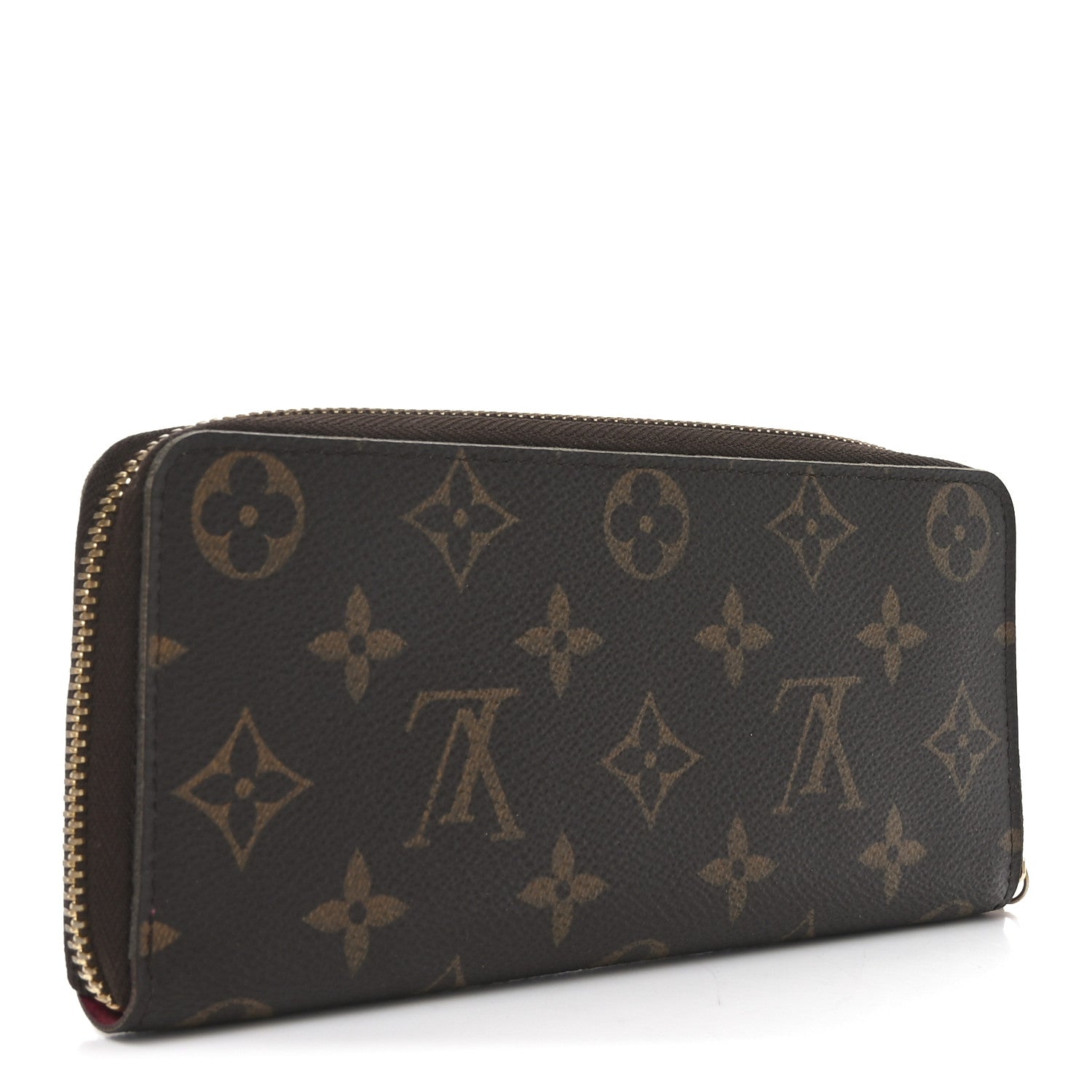 Monogram Clemence Wallet Fuchsia