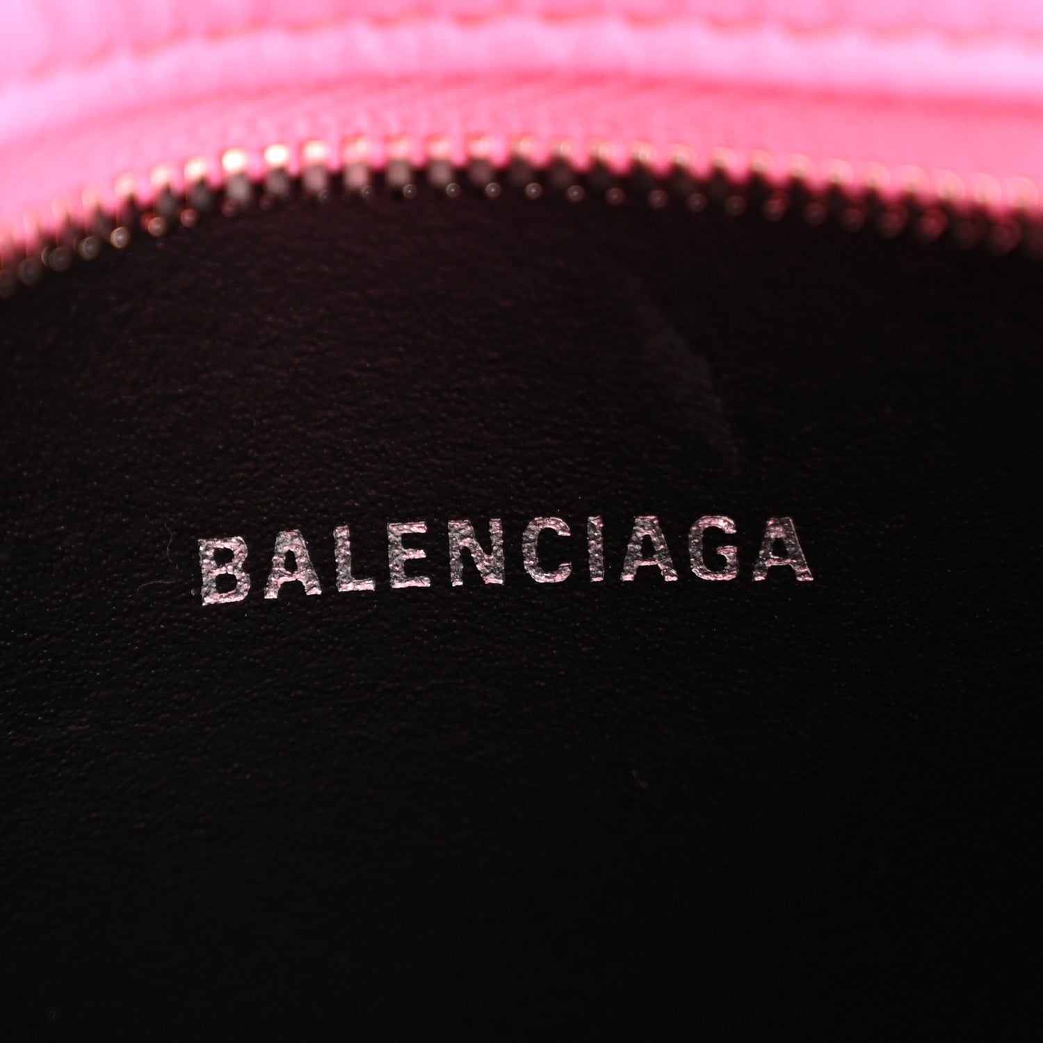 Calfskin Kittens Logo XS Everyday Camera Bag Acid Pink