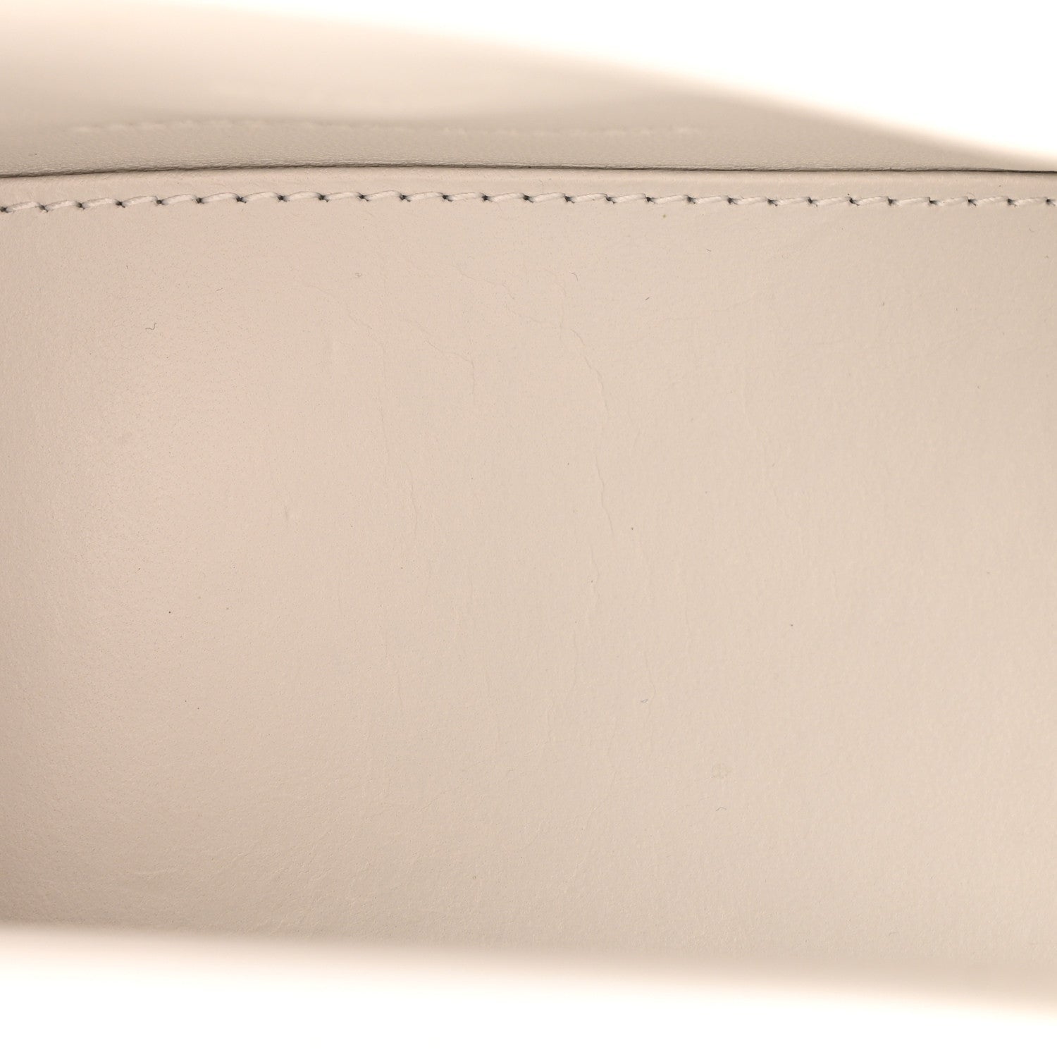 Shiny Calfskin Crocodile Embossed Hourglass Top Handle Bag XS White