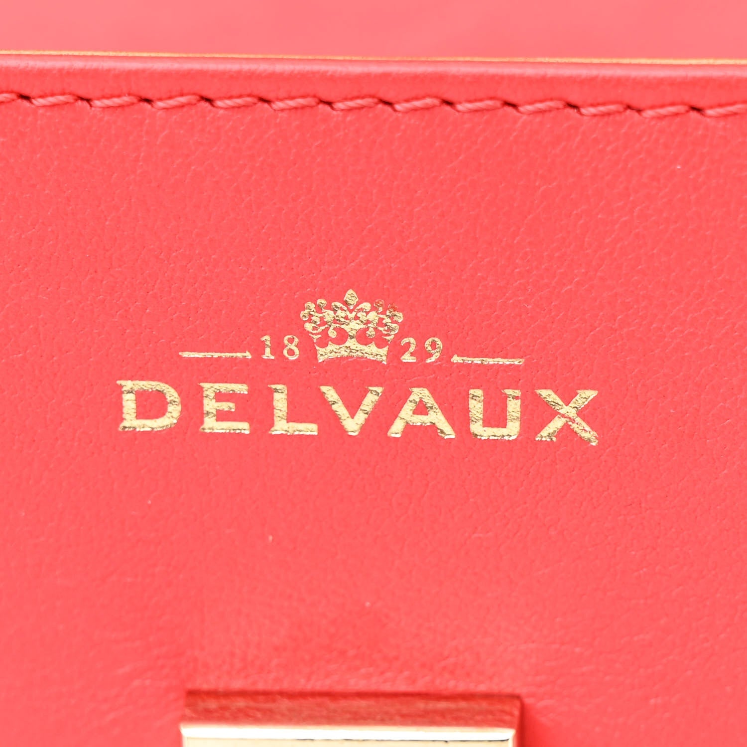 Calfskin MM Tempete Satchel Coral