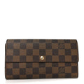 Damier Ebene Sarah Wallet