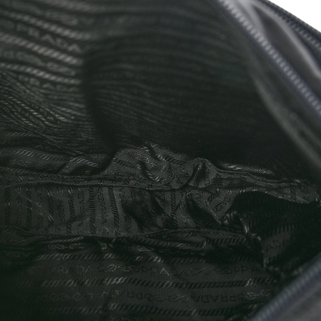 Nylon Vela Sport Messenger Bag Black