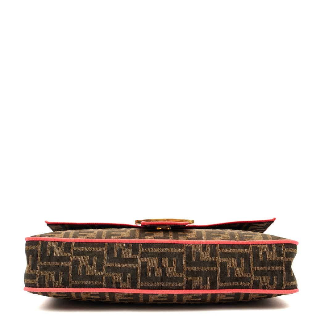 Fendi Cross Body Baguette - Large in Zucca FF, Canvas