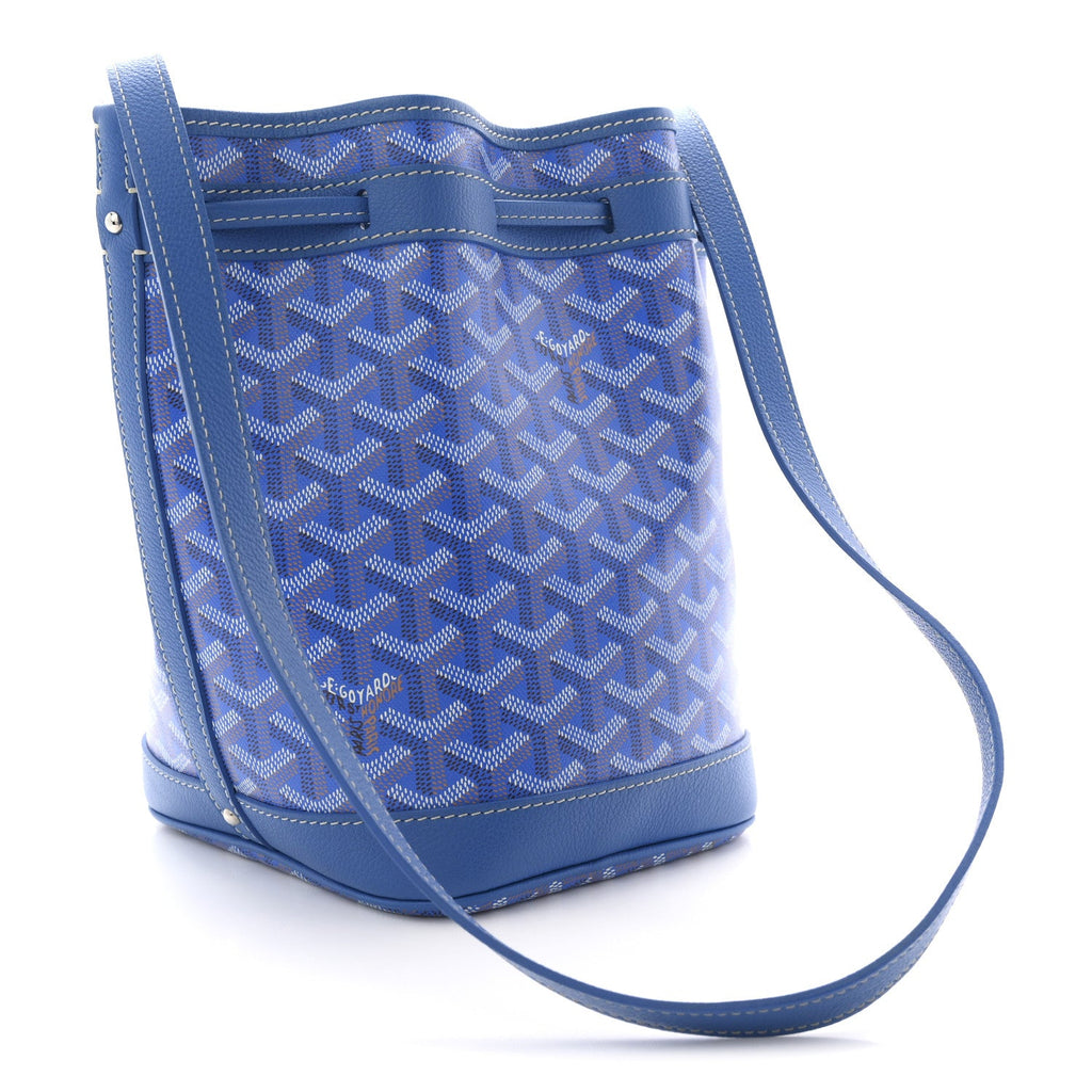 Goyardine Petit Flot Bucket Bag PM Sky Morning