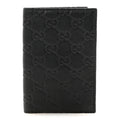Guccissima Passport Case Black