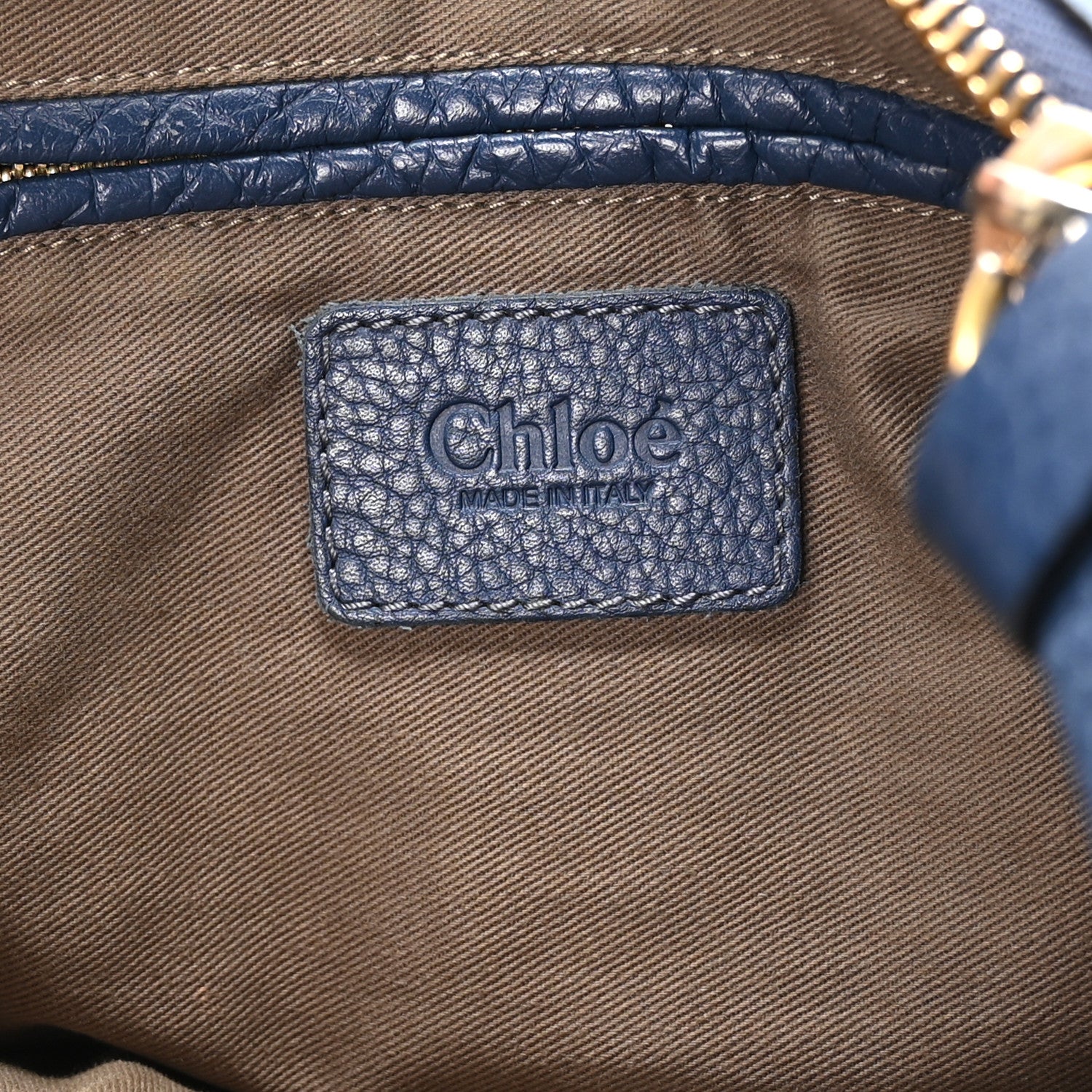Calfskin Medium Marcie Satchel Royal Navy