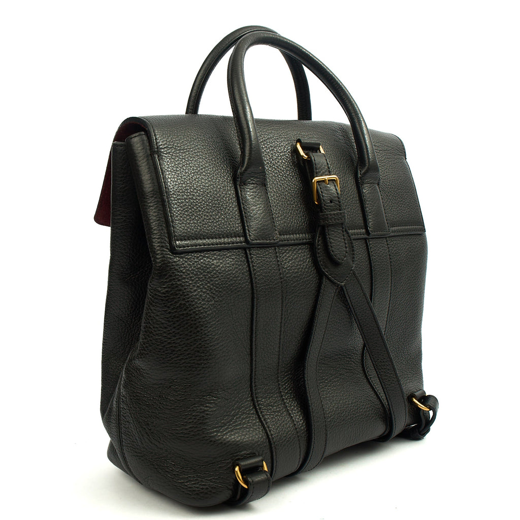 Mulberry Backpack Bayswater Backpack in Black, Leather