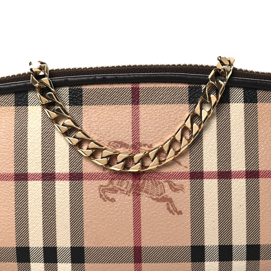 Haymarket Check Clara Pochette Chocolate
