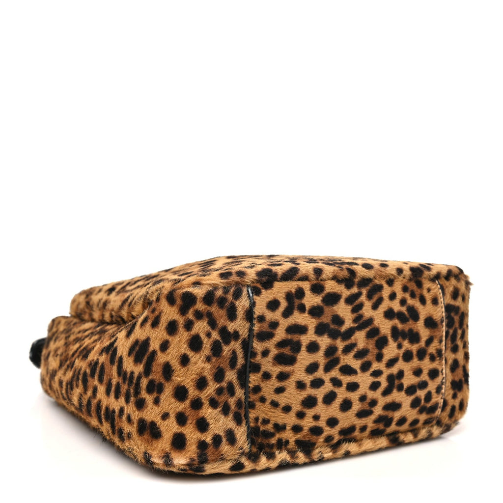 Pony Hair Leopard Print Small Le 5 A 7 Soft Hobo