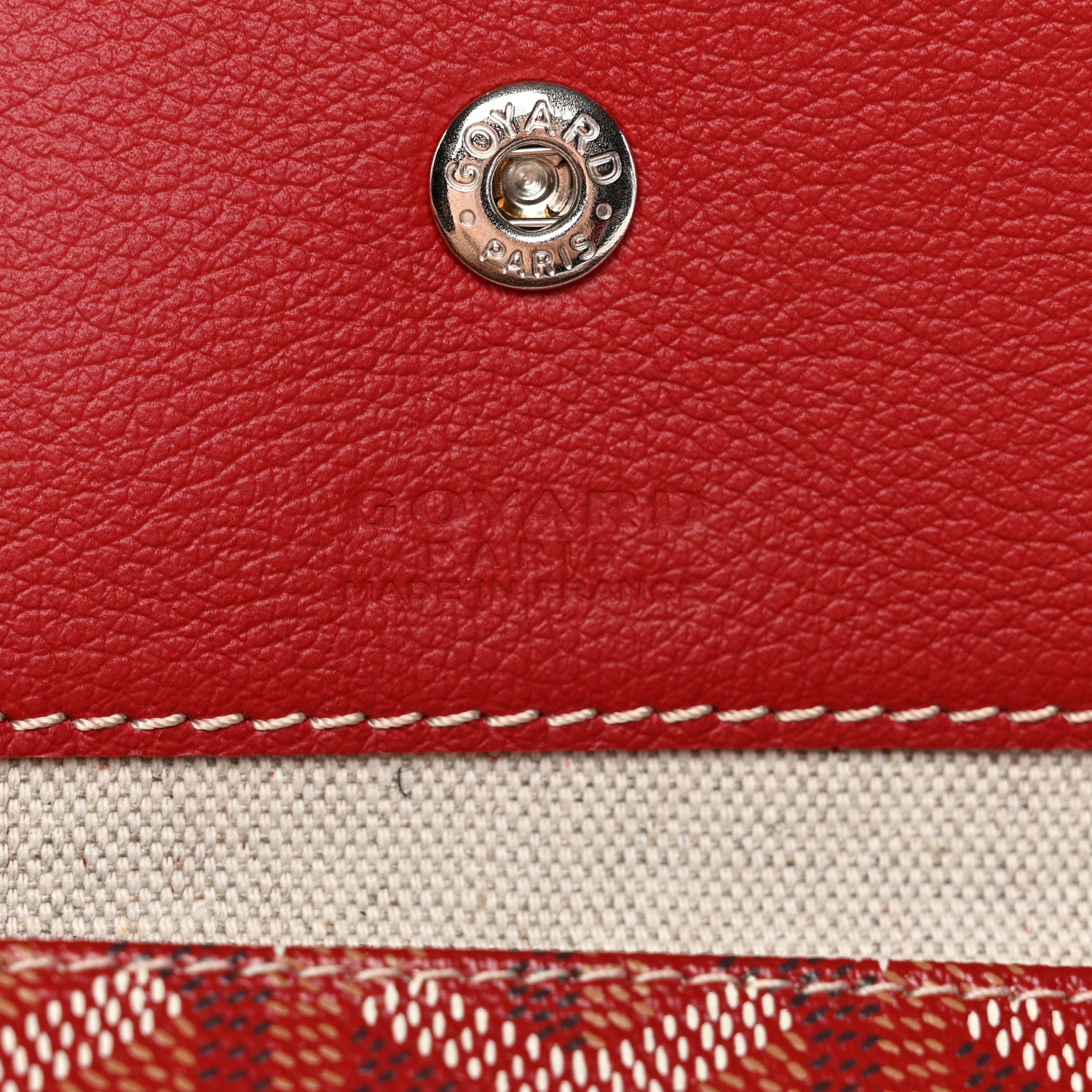 Goyardine Boheme Hobo Red