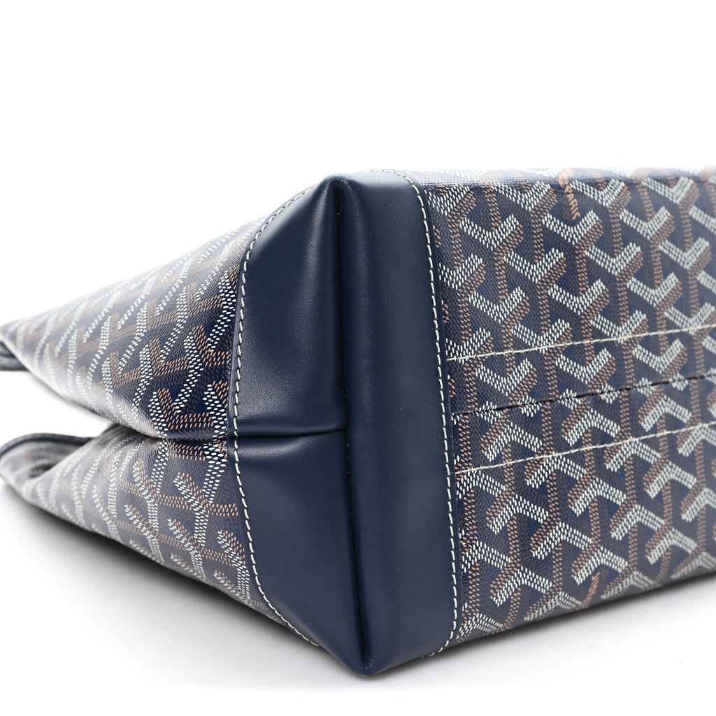 Goyardine Bellechasse Biaude MM Tote  Navy Blue