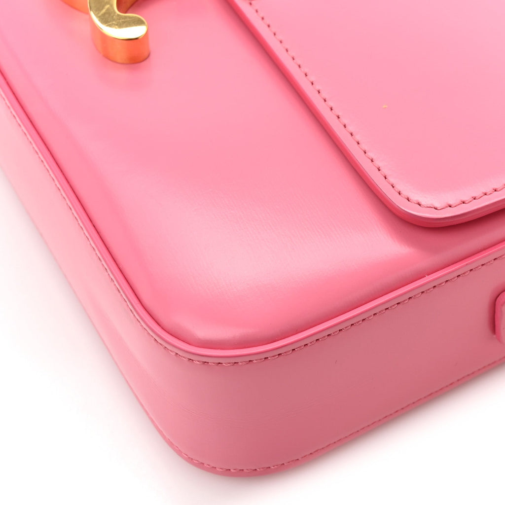 Shiny Calfskin Triomphe Flamingo