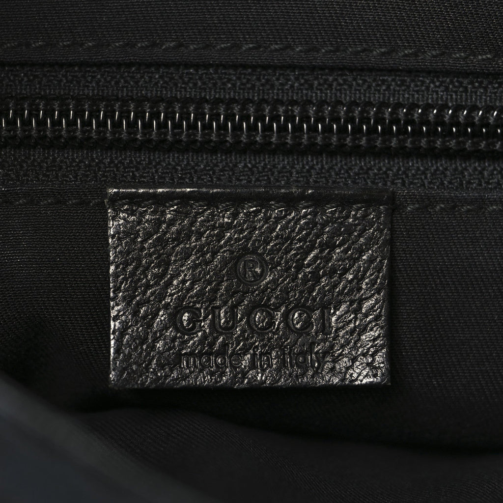 Monogram Flat Messenger Bag Black