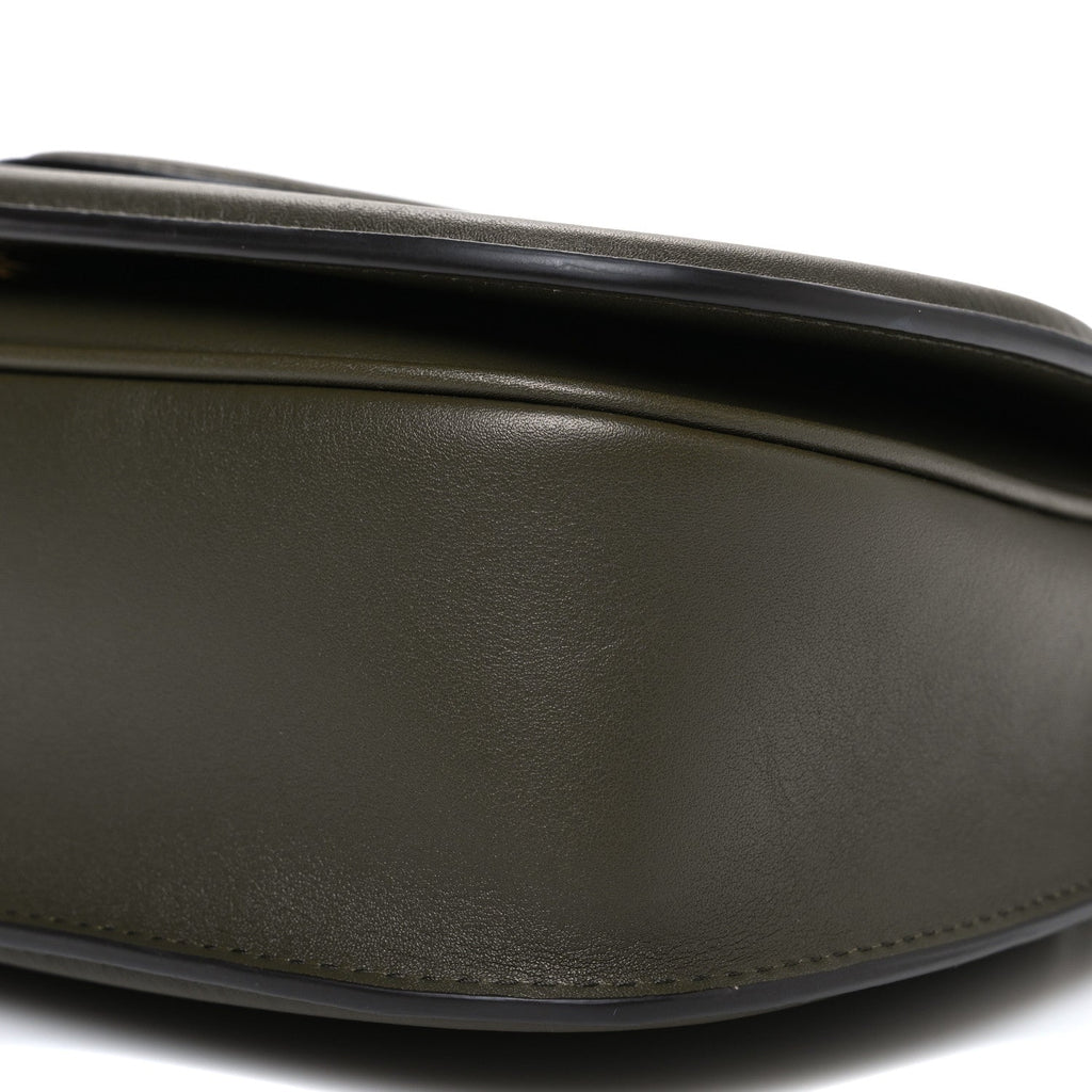 Roxy Calfskin Medium Blondie Top Handle Bag Forest Green