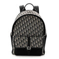 Oblique Calfskin 8 Backpack Beige Black