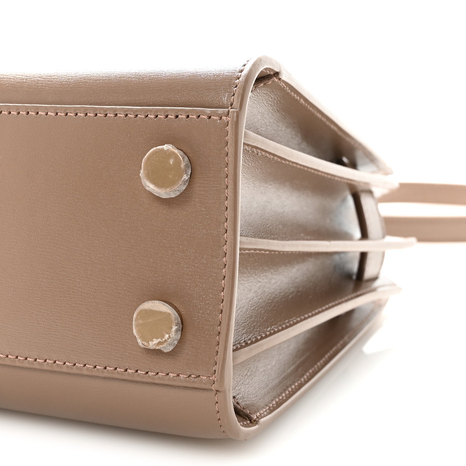 Calfskin Nano Sac De Jour Dark Beige