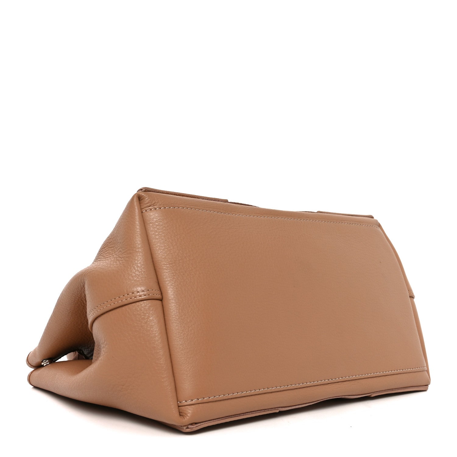 Nappa S Navy Cabas Beige Latte