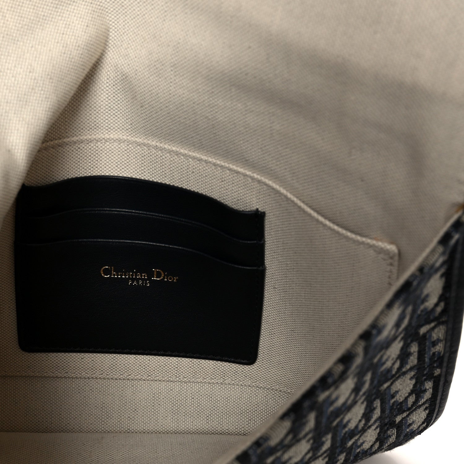 Oblique Flap Pouch Clutch Blue