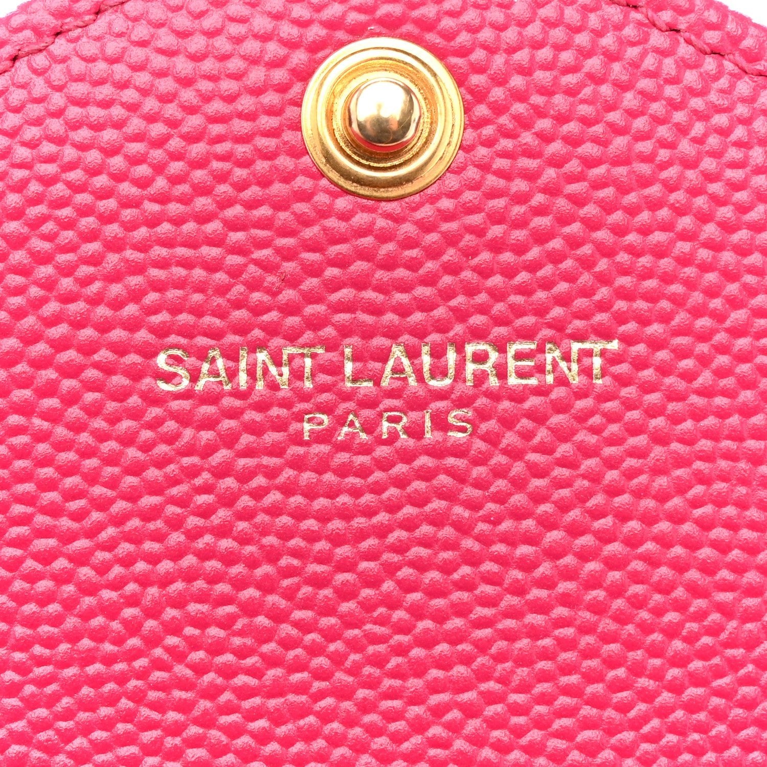 Grain De Poudre Matelasse Chevron Monogram Envelope Chain Wallet Bubblegum