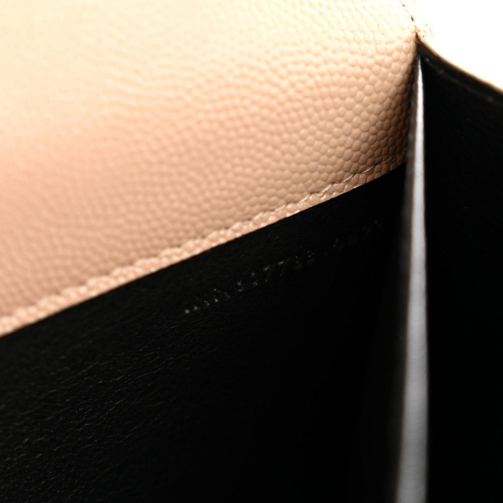 Grain De Poudre Monogram Uptown Chain Wallet Taupe