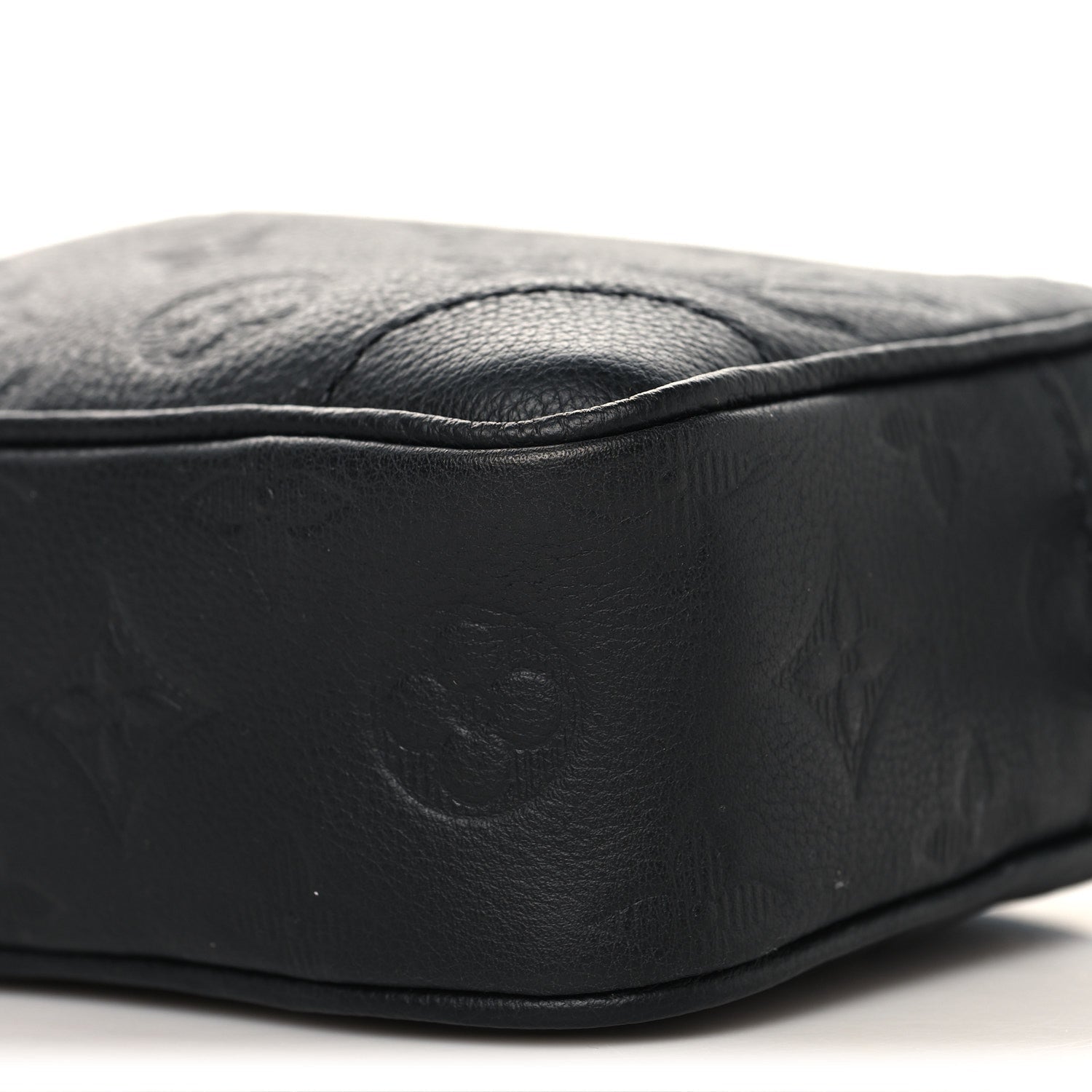 Calfskin Monogram Shadow Trocadero Wearable Wallet Black