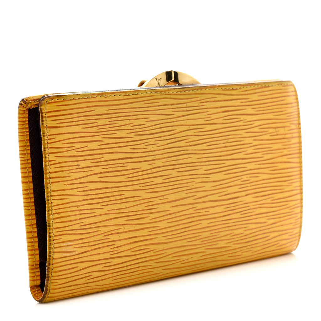 Epi Continental French Purse Wallet Tassil