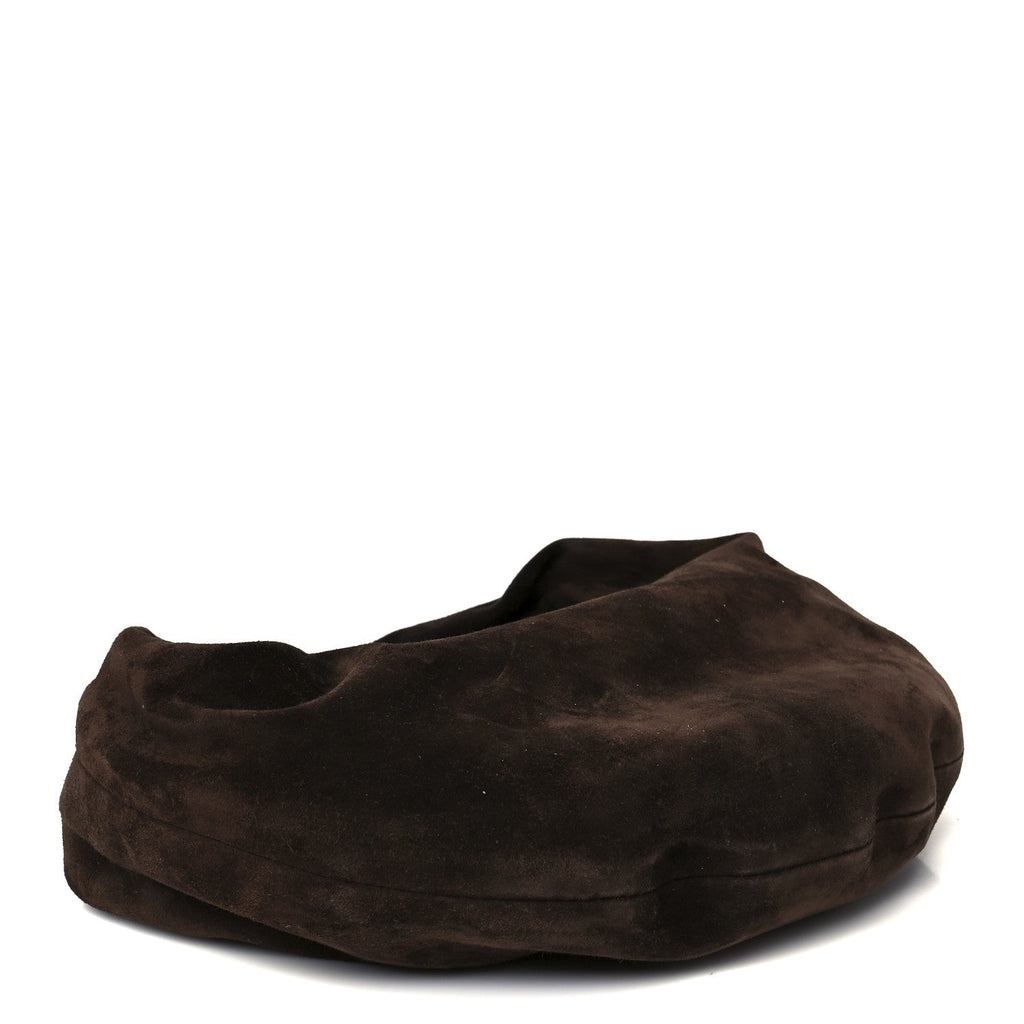 Suede Calfskin Medium Olivia Hobo Coffee