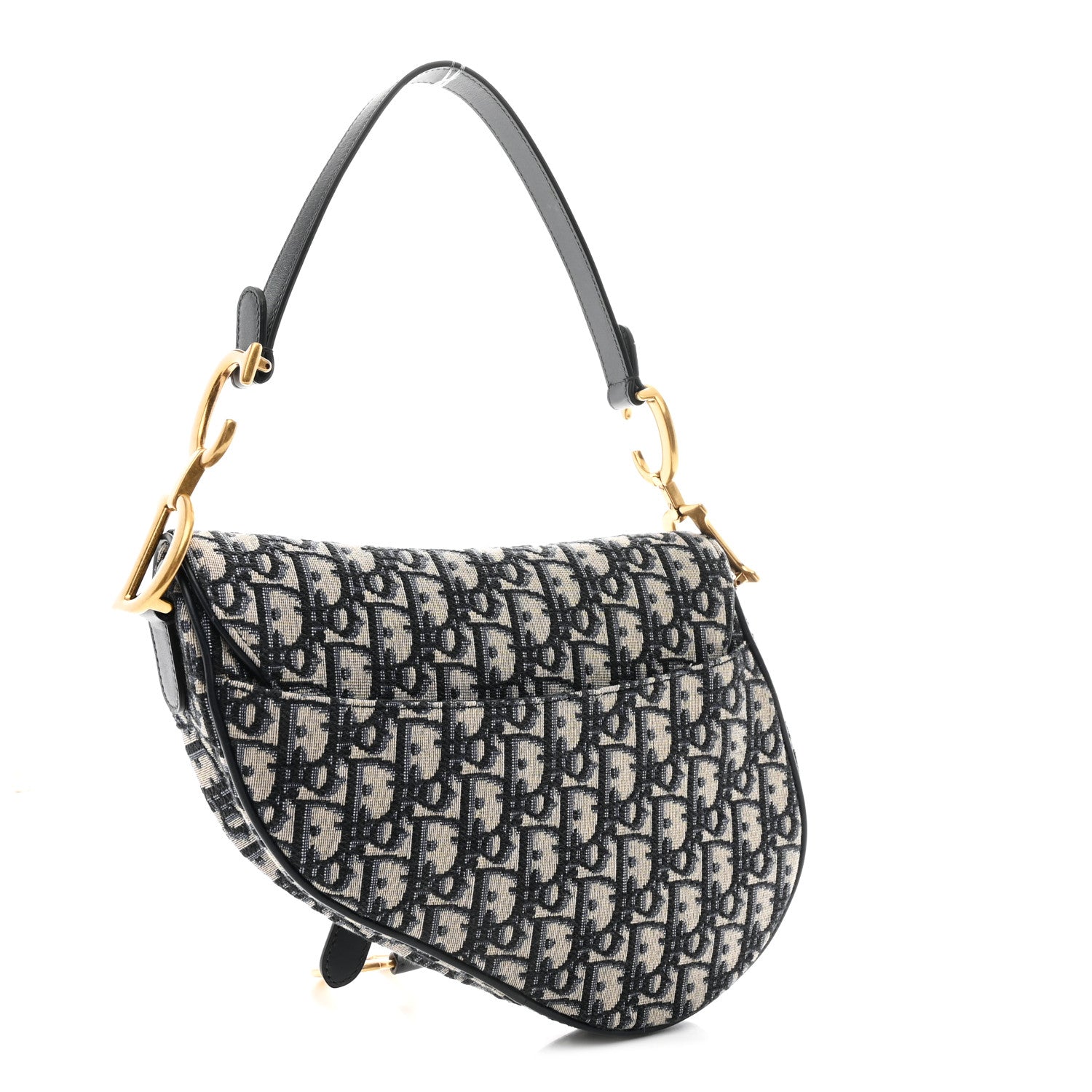 Oblique Saddle Bag Blue