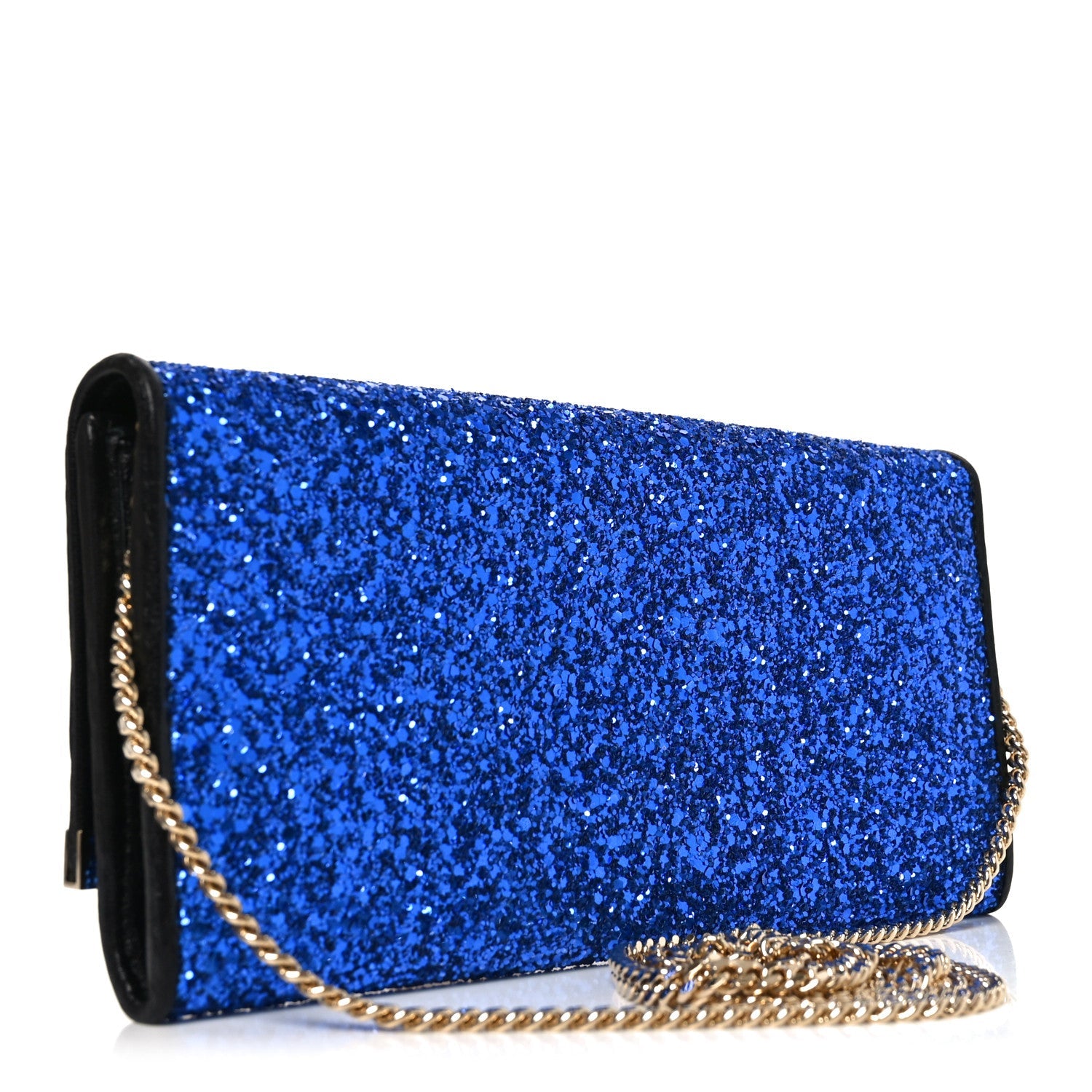 Glitter Milla Wallet on Chain Navy