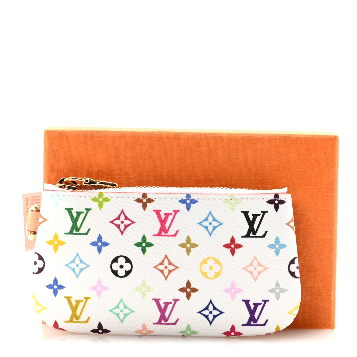 LV X TM Monogram Multicolor Phone Holder White