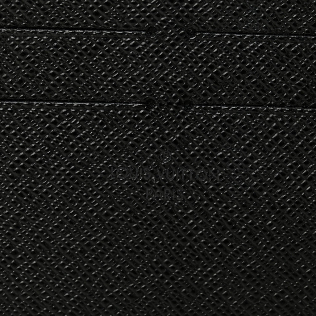 Calfskin Felicie Chain Wallet  Holder Insert Black