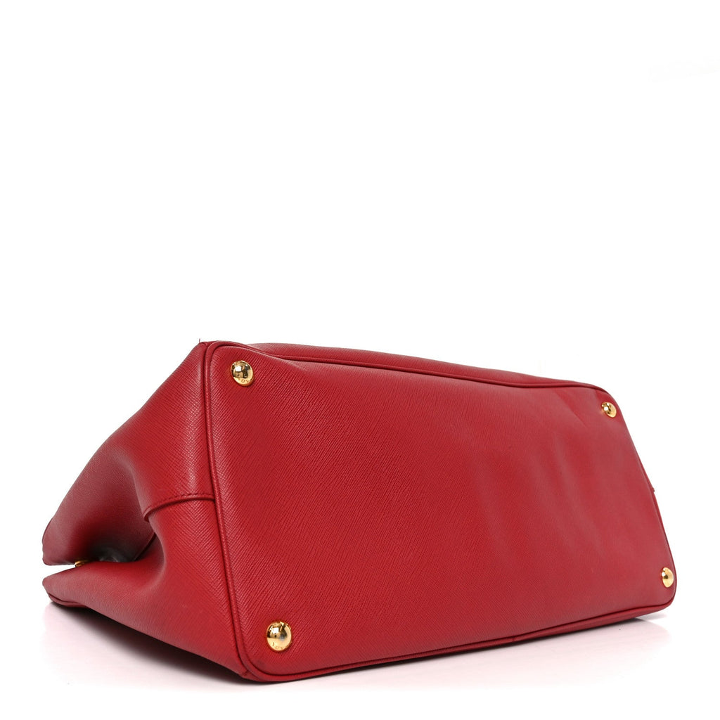 Saffiano Lux Large Tote Fuoco