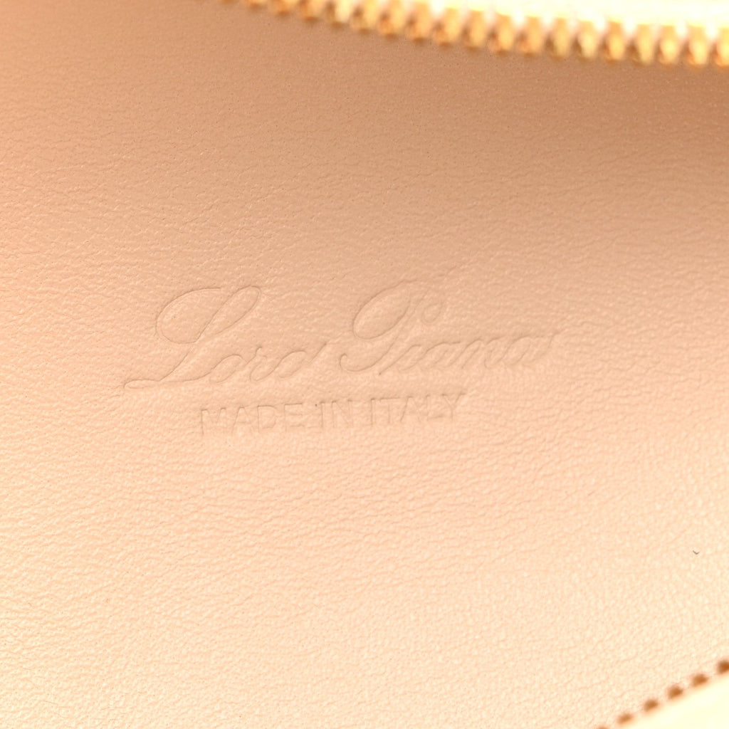 Grained Calfskin L19 Extra Pocket Pouch Creamed Honey