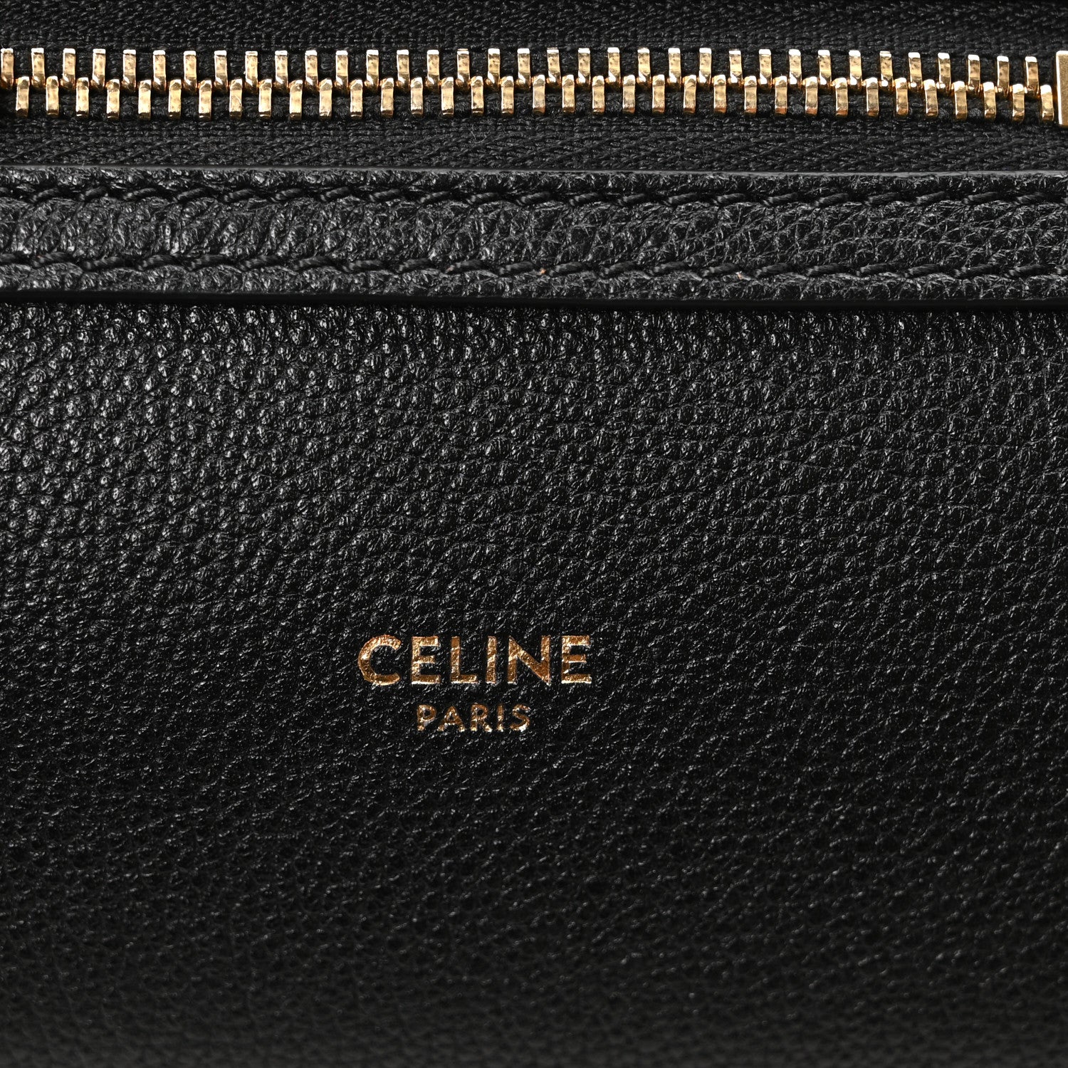 Grained Calfskin Little New Luggage Black