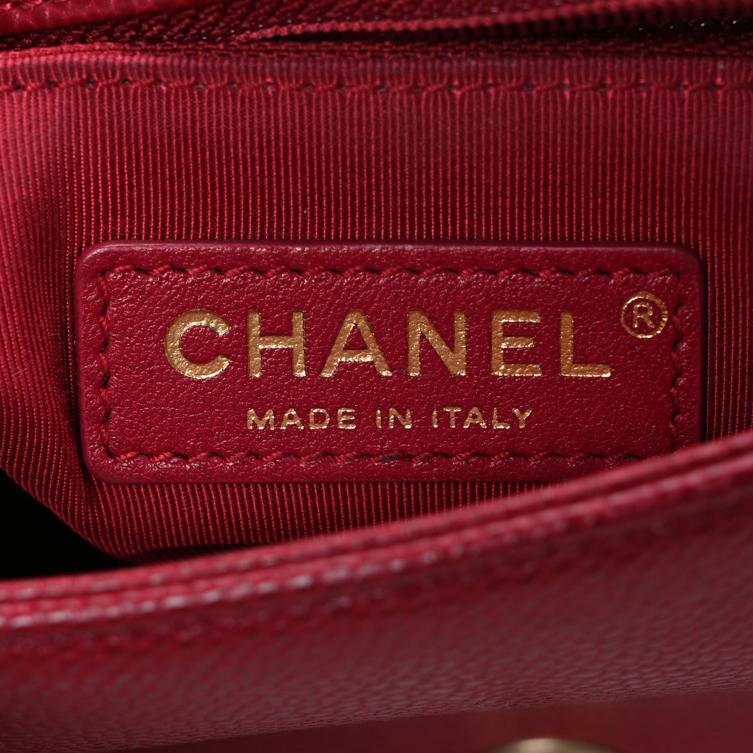 Caviar Mini Carry Around Flap Bag Red