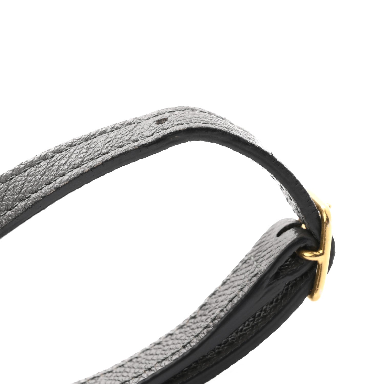 Grained Calfskin Nano Belt Bag Grey